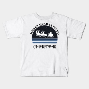 Merry Quarantined Christmas Night Kids T-Shirt